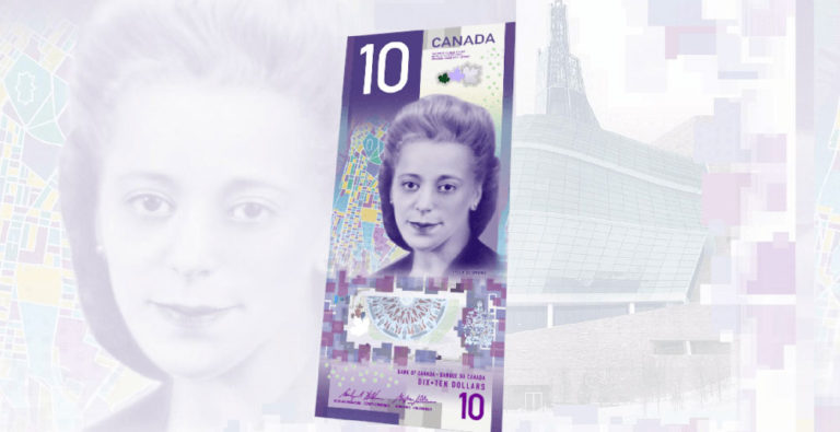 ۱۰ دلاری جدید با تصویری از اولین زن پیشگام حقوق مدنی در کانادا بنام Viola Desmond